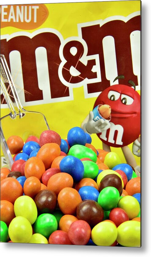 Peanut M&m’s Metal Print featuring the photograph Peanut M and Ms by Neil R Finlay
