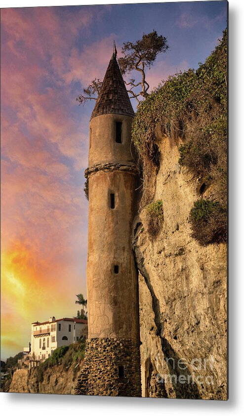 Pirate Tower Metal Print featuring the photograph Pirate Tower, Victoria Beach, Laguna Beach by Abigail Diane Photography