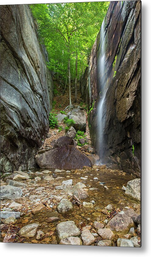 Pitcher Metal Print featuring the photograph Pitcher Falls Vertical by White Mountain Images