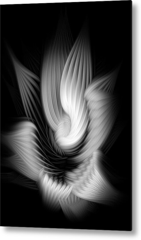 Abstract Metal Print featuring the photograph Pixel Trinity 174 by Philippe Sainte-Laudy