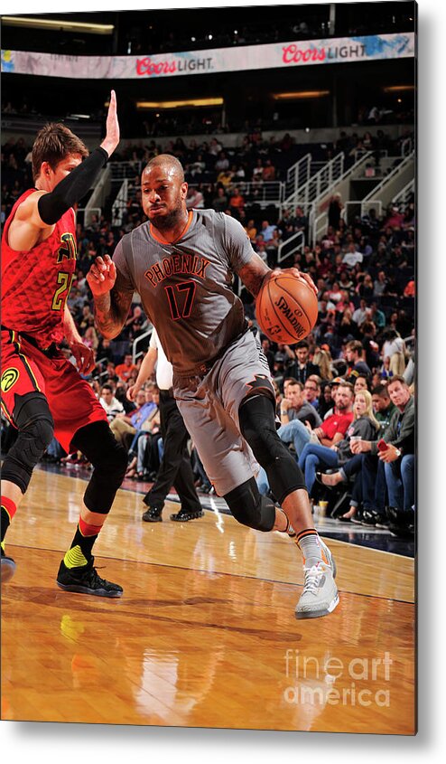 Nba Pro Basketball Metal Print featuring the photograph P.j. Tucker by Barry Gossage