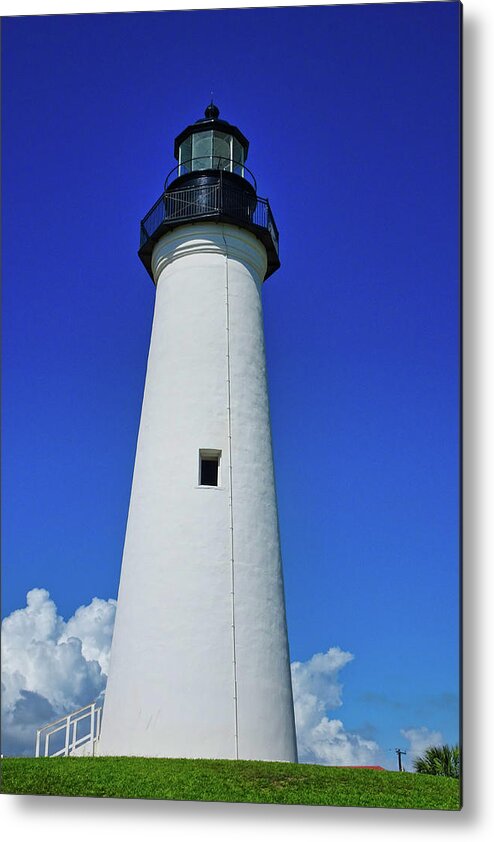 Lighthouse Metal Print featuring the photograph Port Isabel Lighthouse by Cathy P Jones