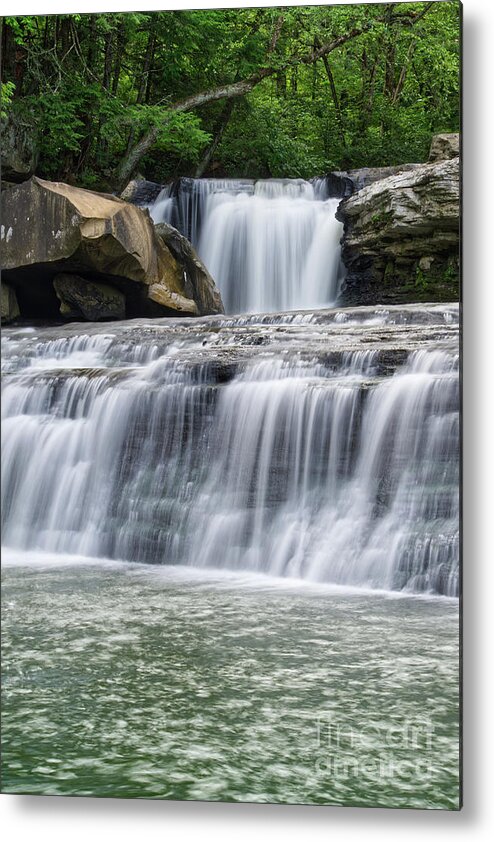 Waterfall Metal Print featuring the photograph Potter's Falls 13 by Phil Perkins