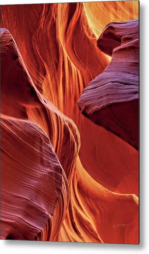 Antelope Canyon Metal Print featuring the photograph Radiance by Dan McGeorge