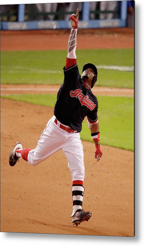 People Metal Print featuring the photograph Rajai Davis by Gregory Shamus
