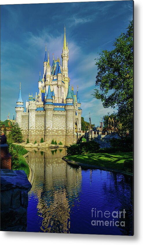 Florida Metal Print featuring the photograph Reflection of a Castle by Nick Zelinsky Jr