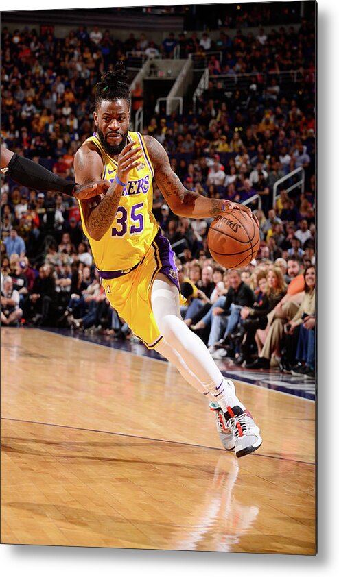 Nba Pro Basketball Metal Print featuring the photograph Reggie Bullock by Barry Gossage