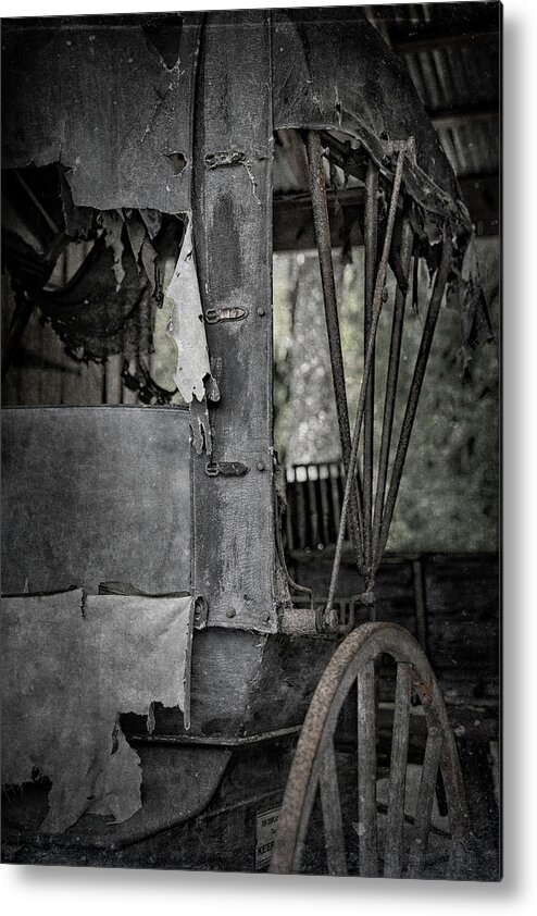 Buggy Metal Print featuring the photograph Remembering Better Days by M Kathleen Warren
