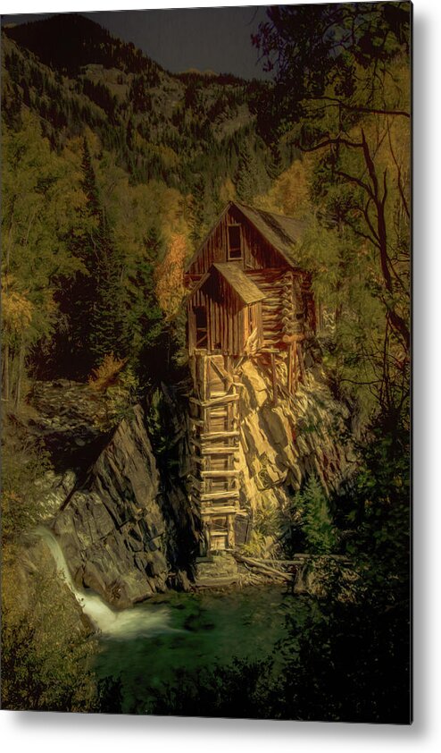 Crystal Mill Marble Colorado Metal Print featuring the photograph Remembrance by Norma Brandsberg