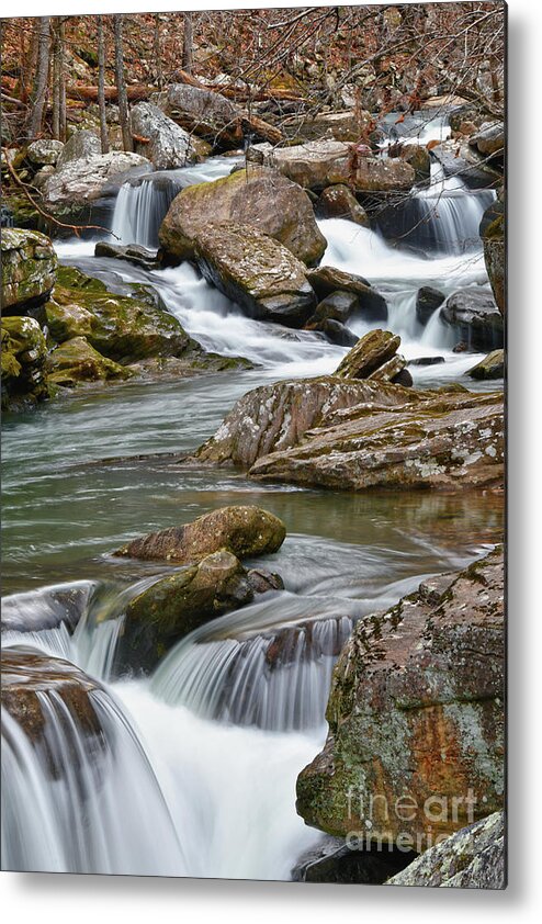 Laurel Falls Metal Print featuring the photograph Richland Creek 6 by Phil Perkins