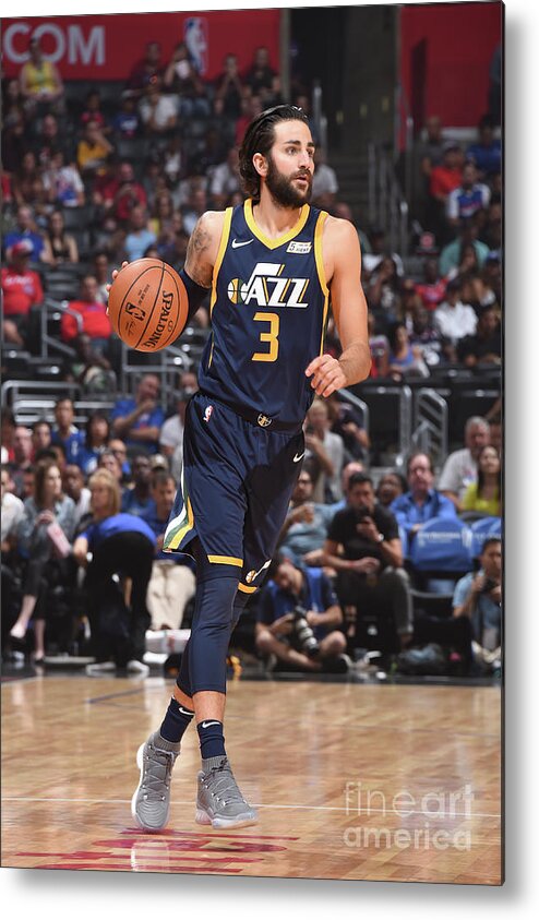 Nba Pro Basketball Metal Print featuring the photograph Ricky Rubio by Andrew D. Bernstein