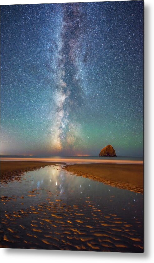 Milky Way Metal Print featuring the photograph Ripples and Reflections by Darren White