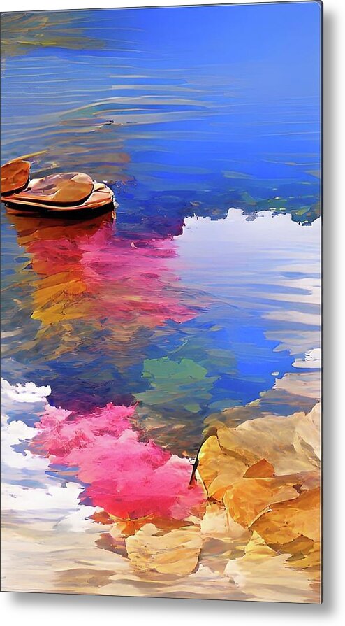  Metal Print featuring the digital art Ripplicious by Rod Turner