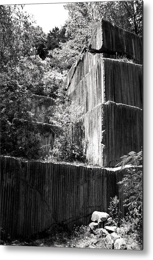 Rocks Metal Print featuring the photograph Rock Wall by Phil Perkins