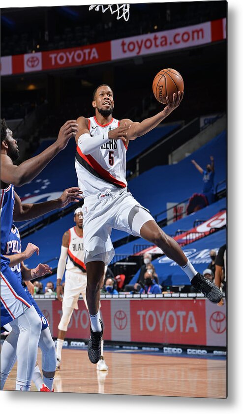 Rodney Hood Metal Print featuring the photograph Rodney Hood by David Dow