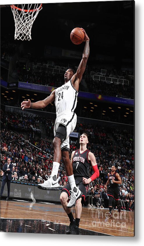 Nba Pro Basketball Metal Print featuring the photograph Rondae Hollis-jefferson by Nathaniel S. Butler