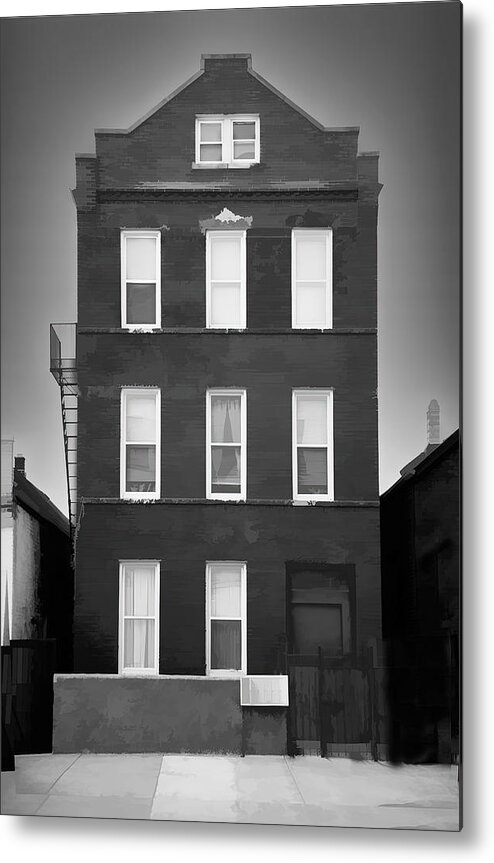 House Metal Print featuring the photograph Pilsen Neighborhood Home by Jim Signorelli