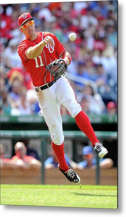 American League Baseball Metal Print featuring the photograph Ryan Zimmerman by Greg Fiume