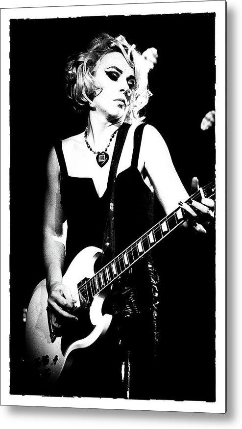 Samantha Fish Metal Print featuring the digital art Samantha Fish 4 by Christopher Cutter