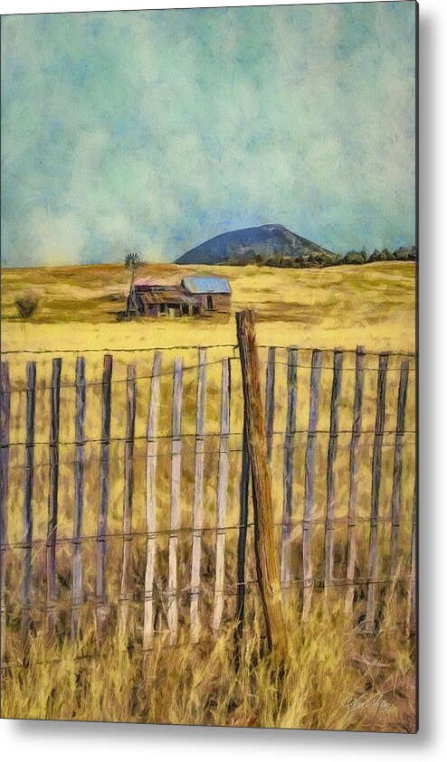 House Metal Print featuring the painting Scene from Time Passed by Jeffrey Kolker