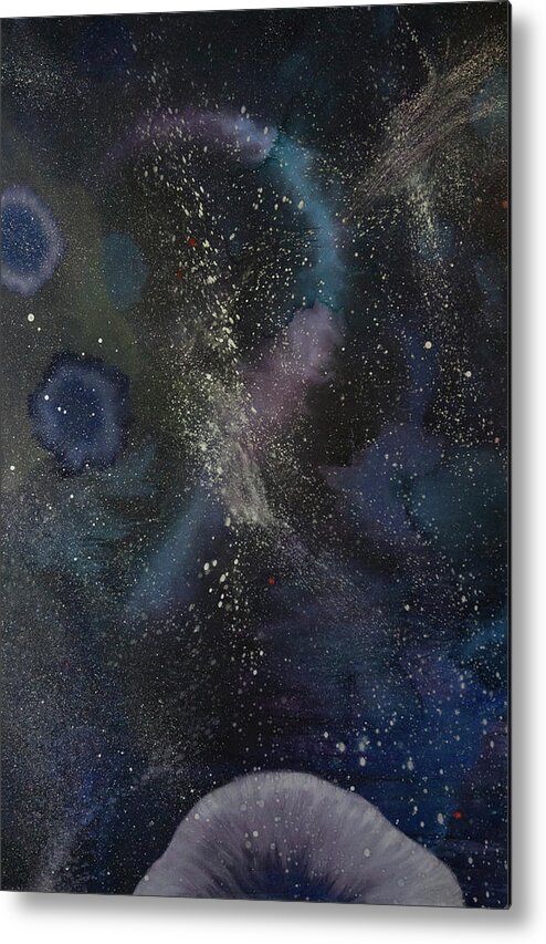 Deep Ocean Metal Print featuring the painting Sea Space by Whitney Palmer