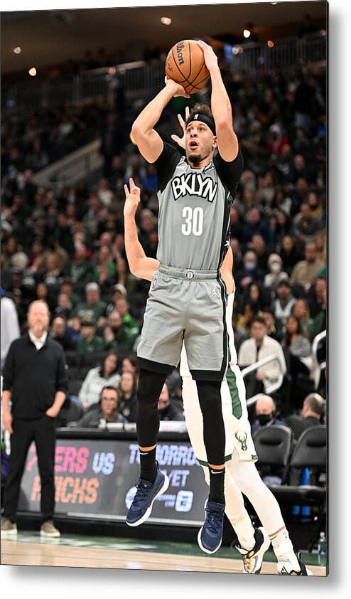 Seth Curry Metal Print featuring the photograph Seth Curry by Adam Hagy