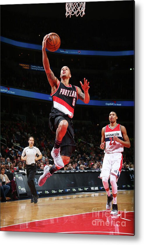Nba Pro Basketball Metal Print featuring the photograph Shabazz Napier by Ned Dishman