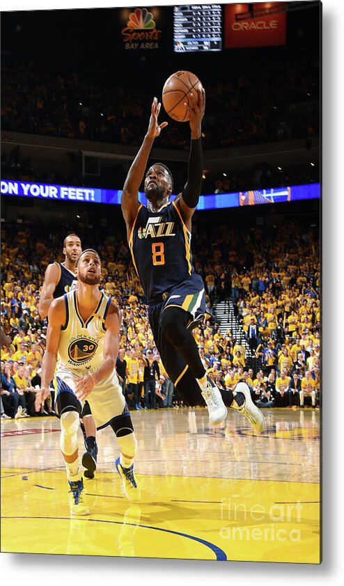 Playoffs Metal Print featuring the photograph Shelvin Mack by Andrew D. Bernstein