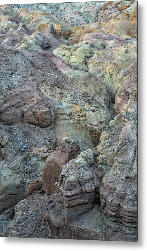 Desert Metal Print featuring the photograph Soft Colors in a Hard Landscape 1 by Alexander Kunz