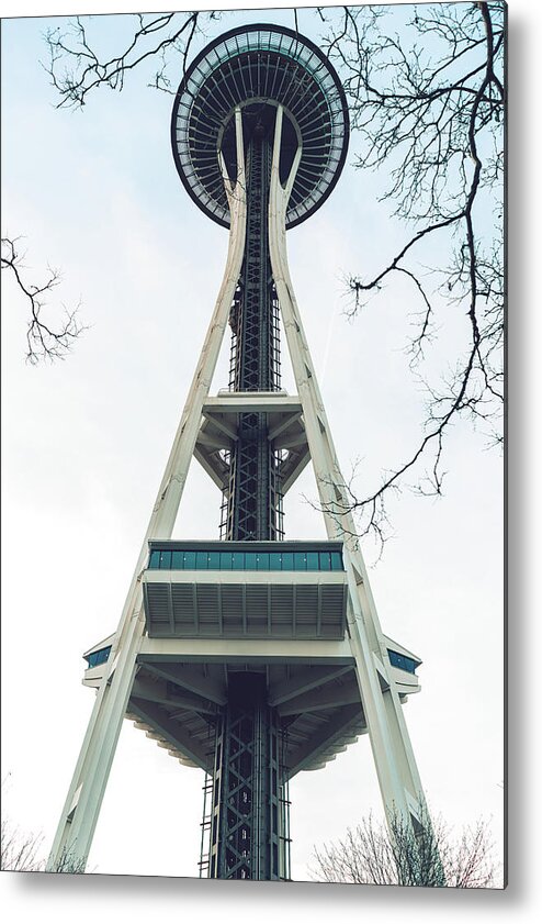 North America Metal Print featuring the photograph Space Needle by Nisah Cheatham