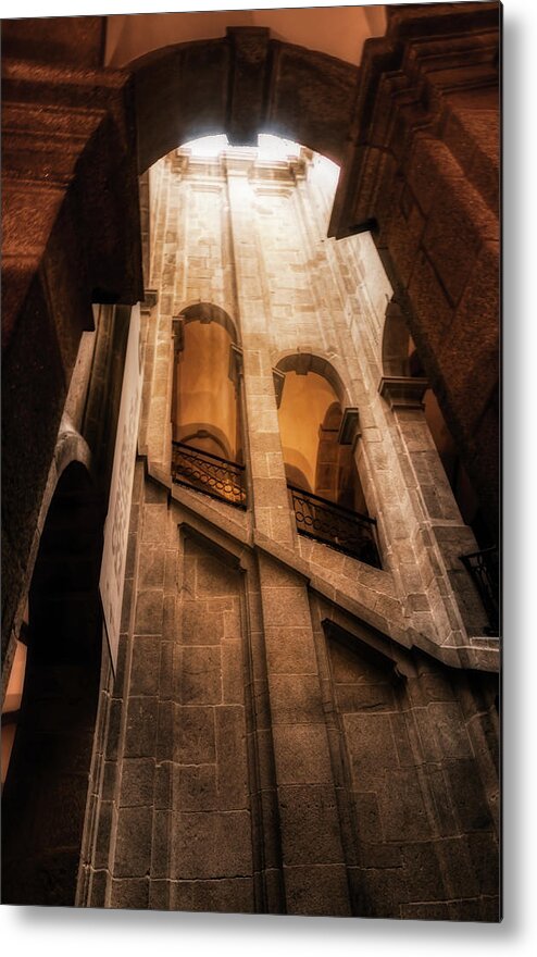 Staircase Metal Print featuring the photograph Staircase of the bell tower by Micah Offman