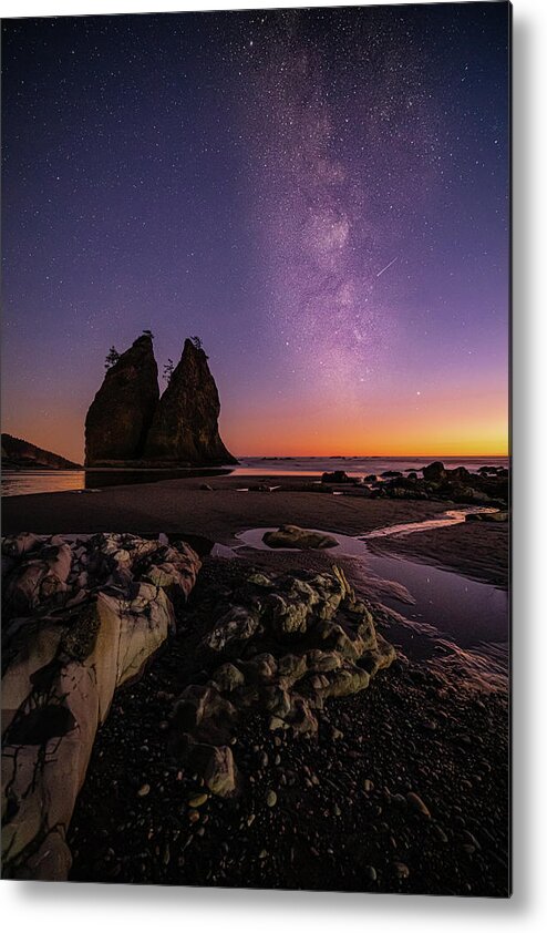 Milky Way Metal Print featuring the photograph Starlight after Sunset by Judi Kubes