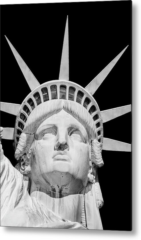 Alan Copson Metal Print featuring the photograph Statue of Liberty - New York by Alan Copson