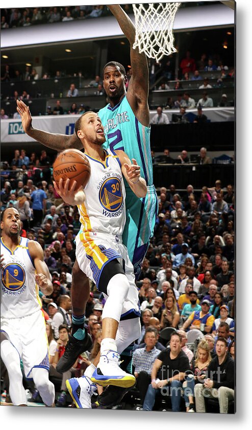 Nba Pro Basketball Metal Print featuring the photograph Stephen Curry by Brock Williams-smith