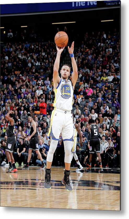 Nba Pro Basketball Metal Print featuring the photograph Stephen Curry by Rocky Widner