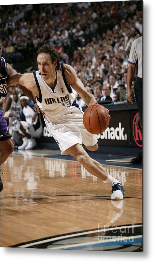 Nba Pro Basketball Metal Print featuring the photograph Steve Nash by Glenn James