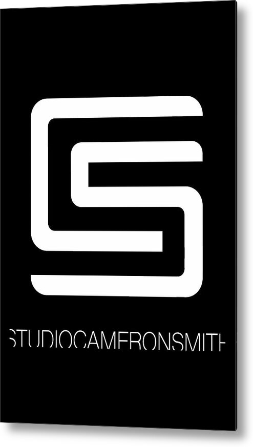 Logo Metal Print featuring the digital art Studio Logo by Cameron Smith
