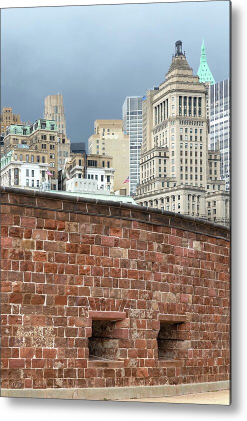 Brick Metal Print featuring the photograph Surrounding the City by Cate Franklyn