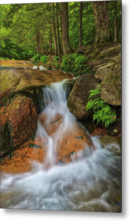 Table Rock Metal Print featuring the photograph Table Rock at Franconia Notch State Park by Juergen Roth