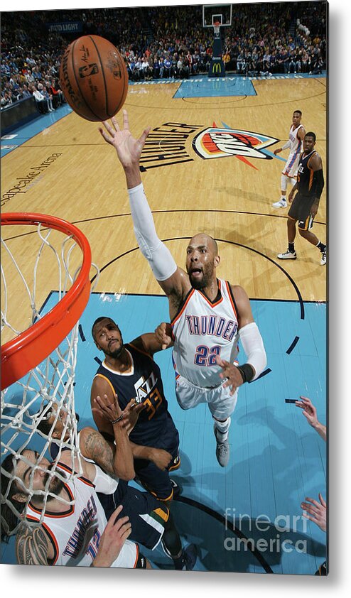 Taj Gibson Metal Print featuring the photograph Taj Gibson by Layne Murdoch