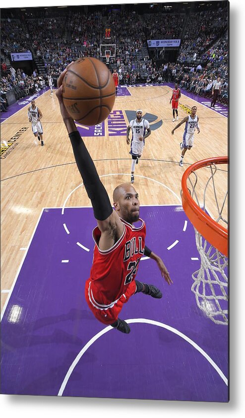 Nba Pro Basketball Metal Print featuring the photograph Taj Gibson by Rocky Widner