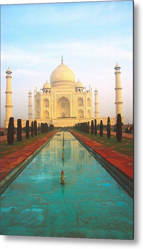 India Metal Print featuring the photograph Taj Mahal by Claude Taylor