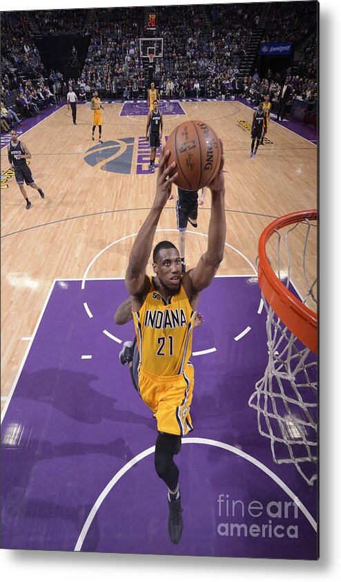 Thaddeus Young Metal Print featuring the photograph Thaddeus Young by Rocky Widner