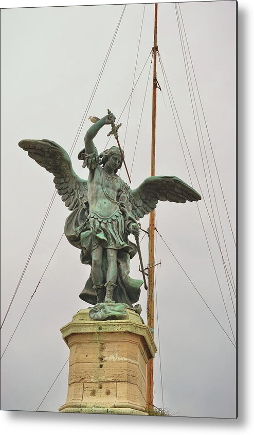 Sant'angelo Metal Print featuring the photograph The Archangel Michael by Jamart Photography