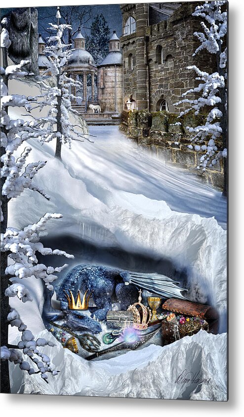Dragon Metal Print featuring the photograph The Dragon's Lair by Diana Haronis