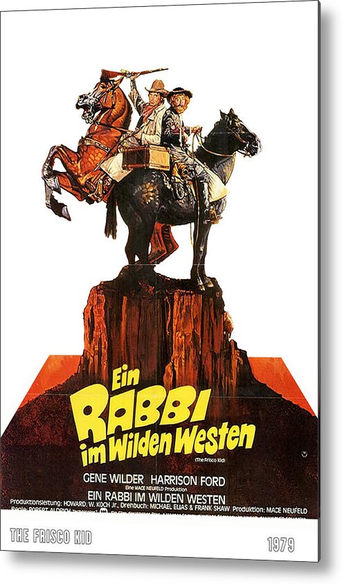 Frisco Metal Print featuring the mixed media ''The Frisco Kid'', 1979 - 3d movie poster by Movie World Posters