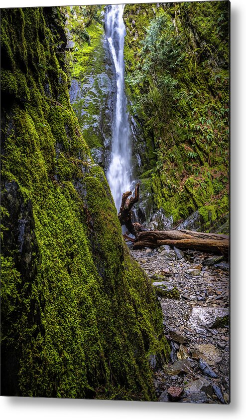Waterfalls Metal Print featuring the photograph The Hidden Waterfalls by Bill Cubitt