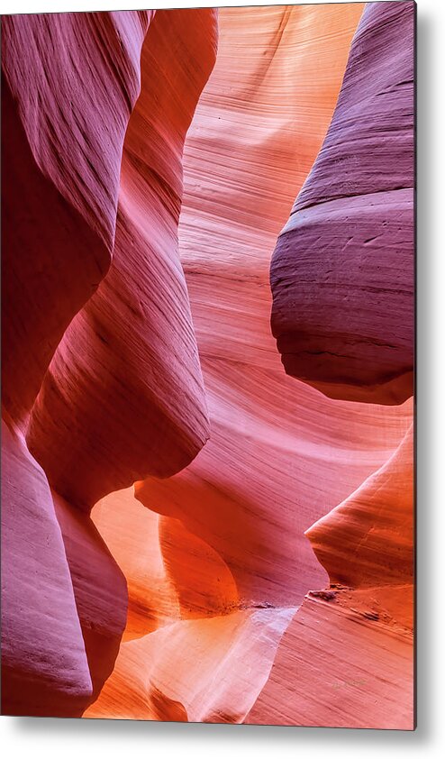 Antelope Canyon Metal Print featuring the photograph The Kiss by Dan McGeorge