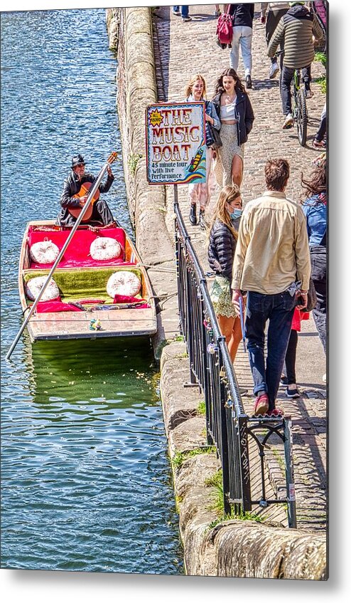 The Music Boat Metal Print featuring the photograph The Music Boat by Raymond Hill