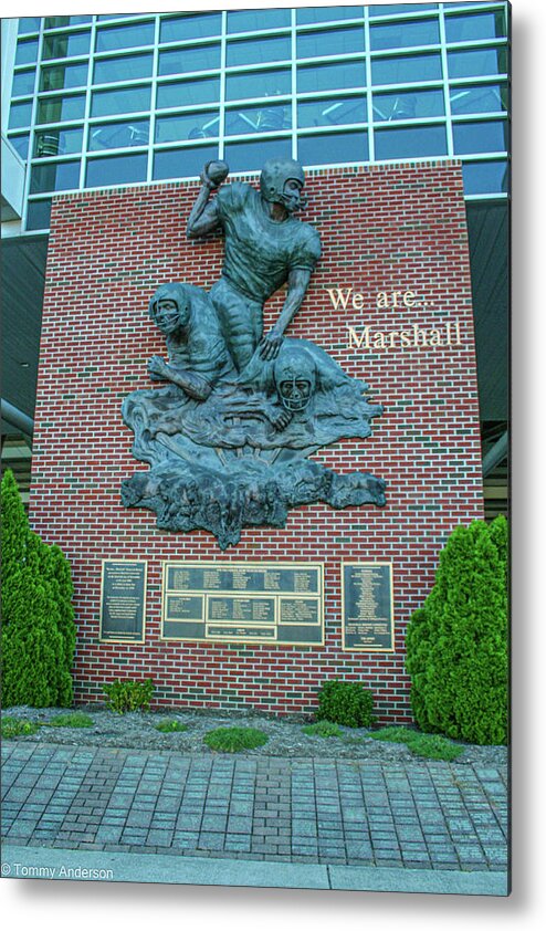 The Thundering Herd Memorial Metal Print featuring the photograph The Thundering Herd by Tommy Anderson